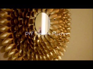 DIY Spoon Mirror Wall Decor