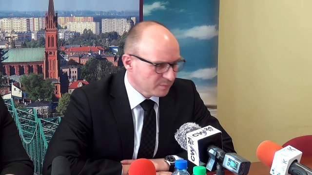 Konferencja prasowa poświęcona finansowaniu sportu we Włocławku