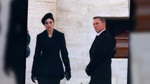007 Daniel Craig And Monica Bellucci Film Somber Scenes For Spectre