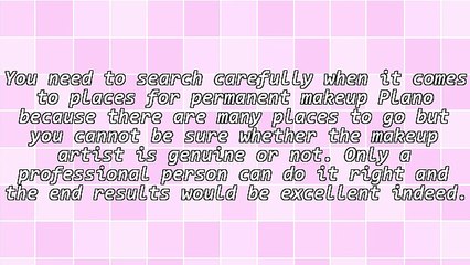 Permanent Makeup in Plano: Benefits & Drawbacks You Need to Know ✨