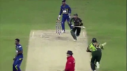 Ahmed Shehzad fooled by Sangakara