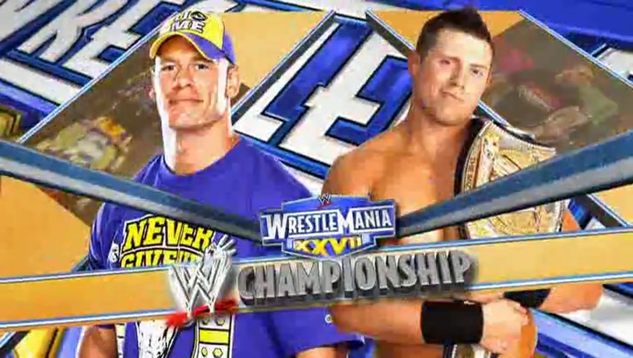 The Miz vs John Cena WWE Championship Wrestlemania 27 - Vidéo Dailymotion