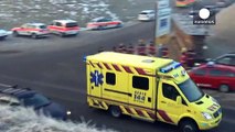 Un herdio grave y cuatro leves en un choque de trenes en Suiza