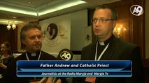 Father Andrew and Catholic Priest, Journalists at the Radio Maryja and Maryja TV