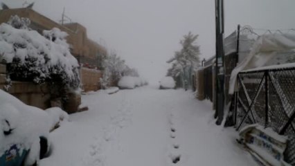 Yoğun Kar Yağışı Yolları Kapattı (1)