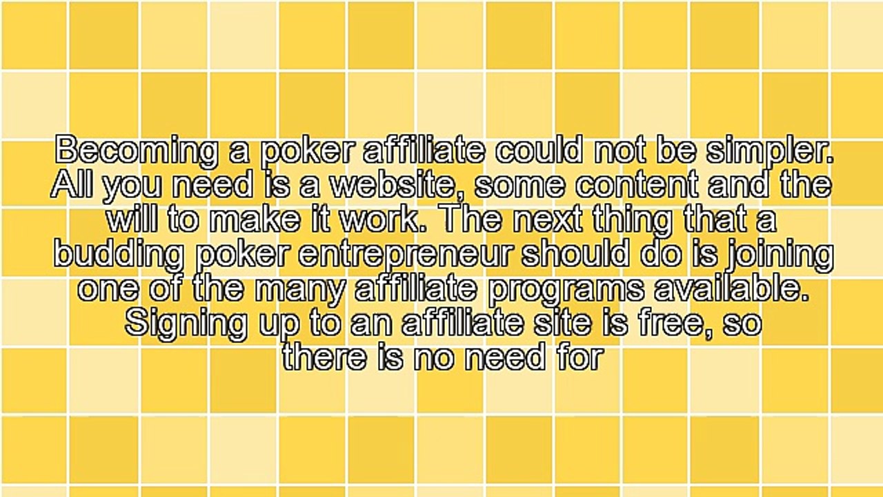 Poker Affiliates: How To Build An Online Poker Affiliate Empire