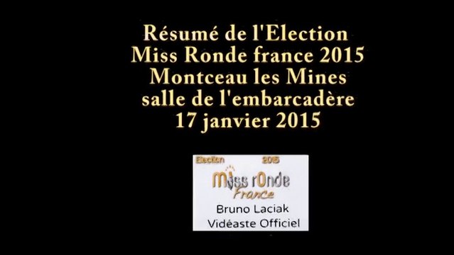 Résumé de l'élection Miss Ronde France 2015