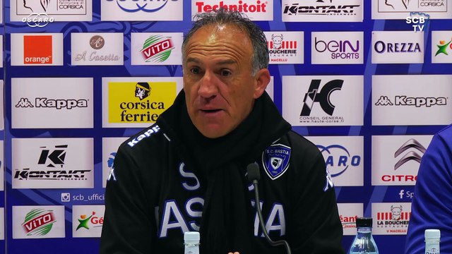 Bastia-Lille : Conf. d'avant-match de G. Printant et F. Ciccolini