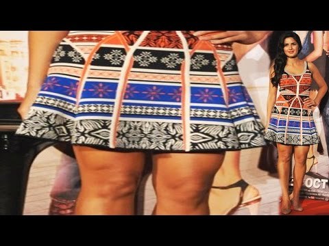 Gorgeous Katreena Kaif Hot Milky Leg's Looks Spider Girl !!