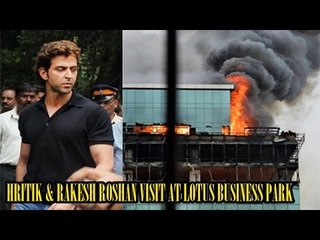 Hrithik & Rakesh Roshan @ Lotus Business Park !!