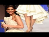 Hot & Spicy Sonam Kapoor Exposed Her Back & Milky Thigh's