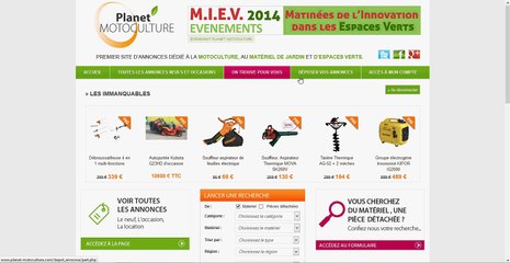 Matériel de jardinage d'occasion, neuf et pas cher