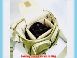 Blue Elf Khaki Green Shoulder Canvas Outdoor Camera Bag/deluxe Photo/video Camera Gadget Bag