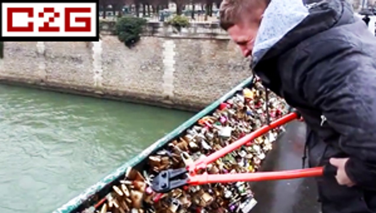 FuckLove détruit les cadenas des amoureux !