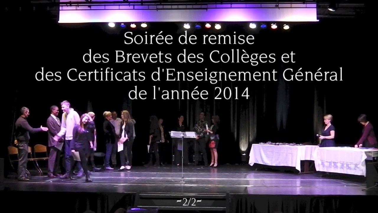 Collège Fernand GREGH, Remise des Diplomes 2014, 2-2