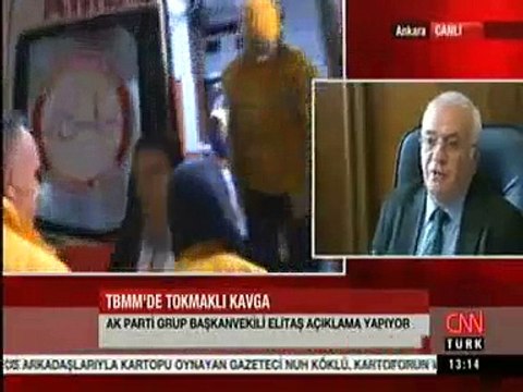 Kayseri Milletvekili TBMM Ak Parti Grup Başkan Vekili Mustafa Elitaş Meclis'de Tokmaklı Kavgaya Karşı Açıklama Yaptı