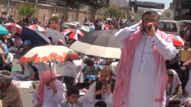 Yemen'de Husi Karşıtı Gösteriler
