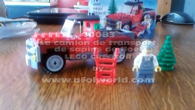 40083 Le camion de transport de sapins de noel LEGO CREATOR - AFOLWORLD