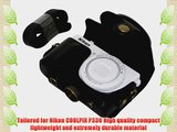 MegaGear Ever Ready Protective Black Leather Camera Case Bag for Nikon COOLPIX P330 Nikon COOLPIX