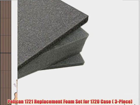Pelican 1721 Replacement Foam Set for 1720 Case ( 3-Piece)