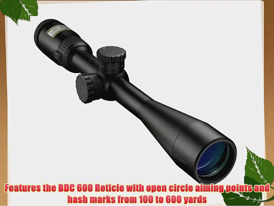 Nikon P-223 BDC 600 Riflescope with Rapid Action Turret Black 4-12x40