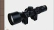 TacFire 3-9X42 Compact Tactical P4 Sniper Rifle Scope Weaver Picatinny Rails with Rings and