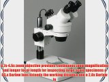 AmScope SM-2BZ Professional Binocular Stereo Zoom Microscope WH10x Eyepieces 3.5X-90X Magnification