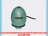 Carson zOrb USB Digital Microscope with 53x Optical Zoom Safari Green (MM-480G)