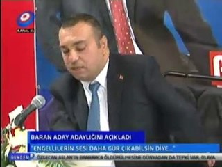 İzmir Engelliler Koordinasyon Merkezi İl Başkanı Ahmet Uğur Baran Aday Adaylığını Açıkladı