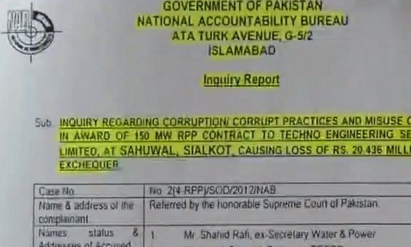 Nab report on Rental power projects scandal