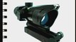 1x32 True Fiber Optic Green dot sight sighting system w/ backup battery power