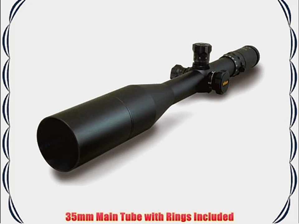 Millett 6-25 X 56 LRS-1 Illuminated Side Focus Tactical Riflescope (35mm Tube .25 MOA with