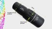 Dual Focus 16x52/16x40 Monocular Telescopes for Birds/hunting/camping/hiking Armoring (16x52