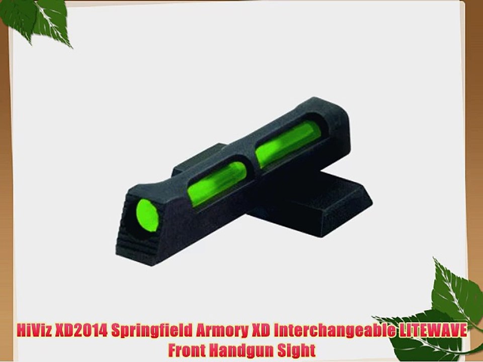 HiViz XD2014 Springfield Armory XD Interchangeable LITEWAVE Front Handgun Sight