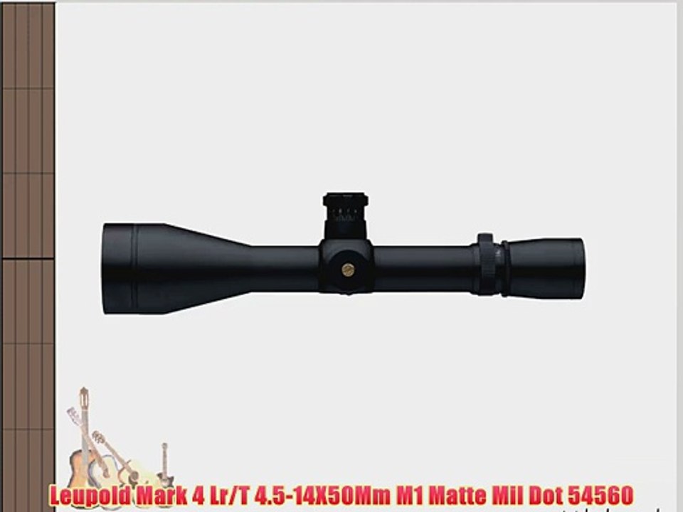 Leupold Mark 4 Lr/T 4.5-14X50Mm M1 Matte Mil Dot 54560
