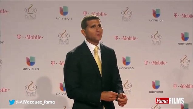 Christian Meier en la alfombra 'Premios lo Nuestro 2015'