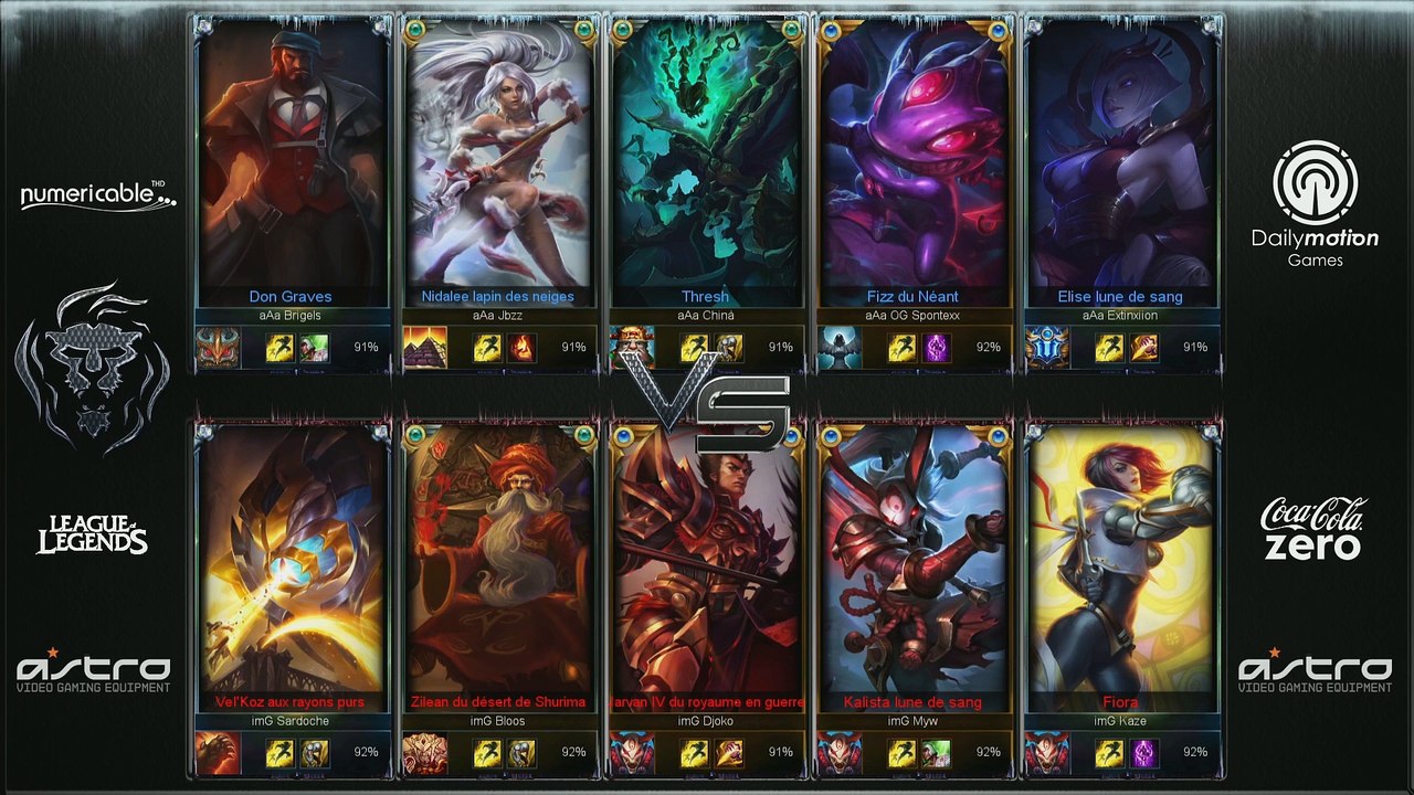 Lyon e-Sport #8 - Finale WINNER BRACKET aAa vs IMG - GAME 3