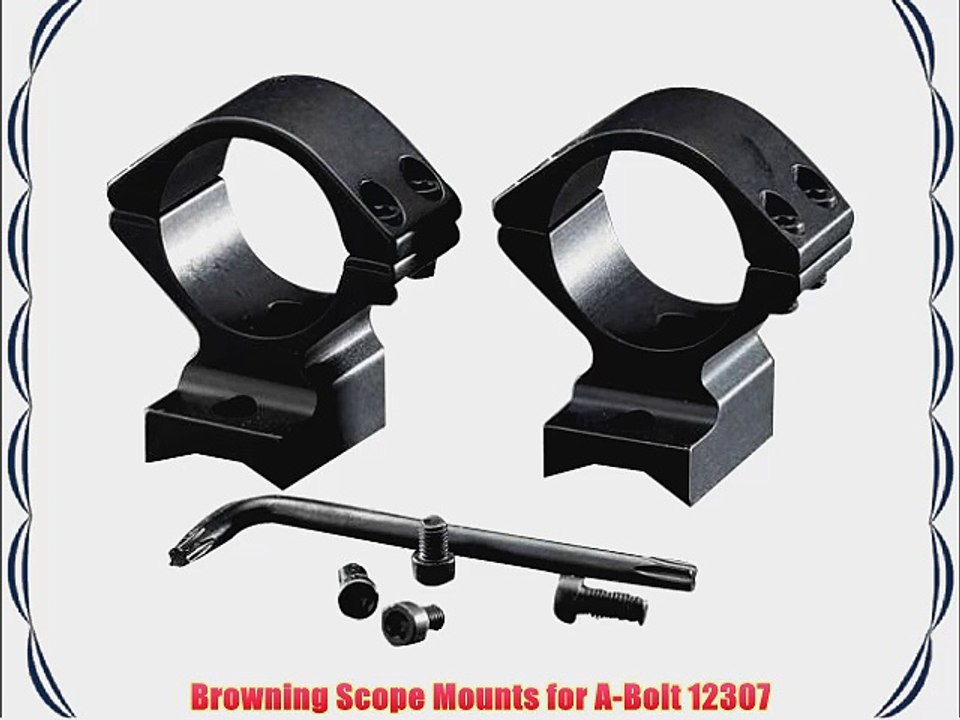 Browning Scope Mounts for A-Bolt 12307