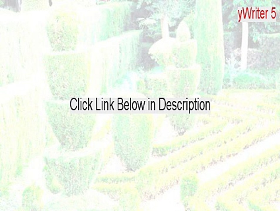 yWriter 5 Download Free - Legit Download 2015