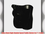 Galco Black Right-Handed Speed Paddle Holster for 2 J Frame