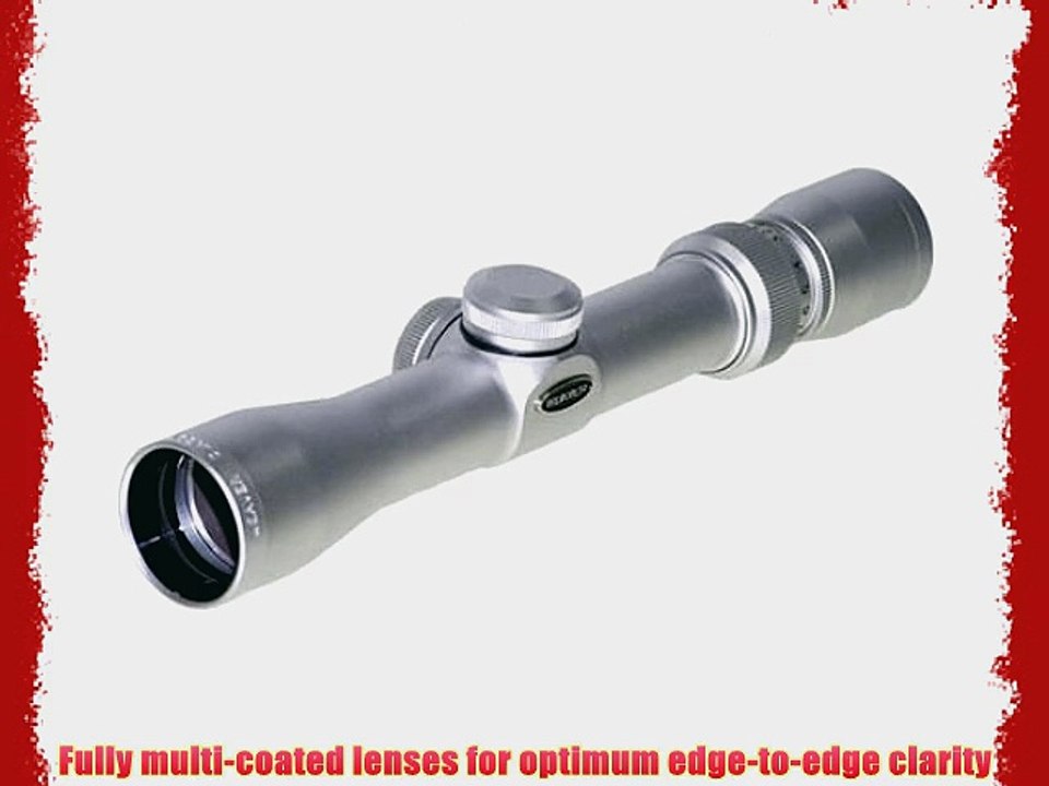Weaver Classic Silver Handgun Scope (2.5-8 x 28 with Dual-X Reticle)