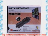 NEEWER? Portable 25X-600X 8LED 1.3M Pixel CMOS USB Digital Microscope with Base Stand