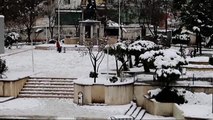 Hatay'da Kar Yağışı - Yayladağı-Antakya Karayolu Ulaşıma Kapandı