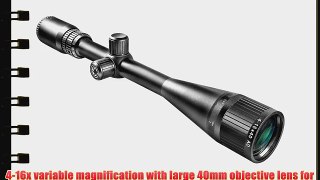 BARSKA 4-16x40 AO Varmint 30/30 Riflescope