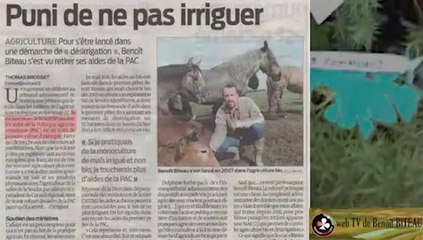 Benoît Biteau conférence de presse aides PAC