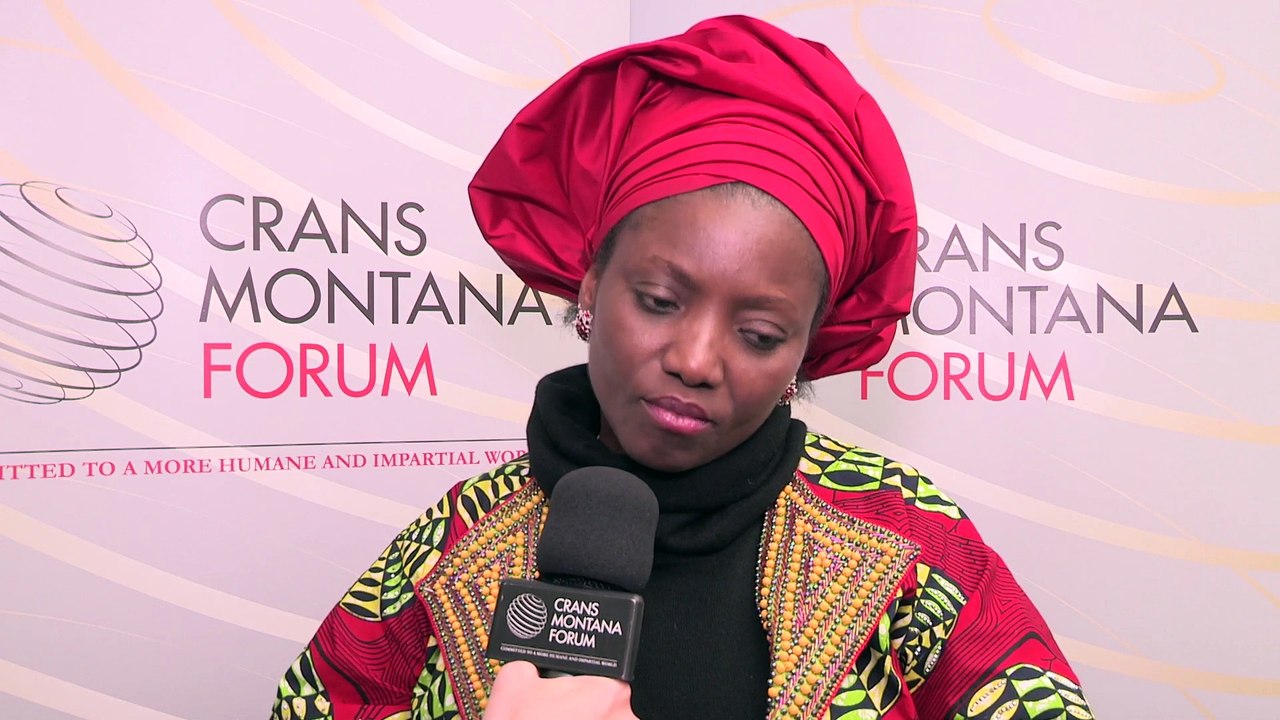 JUDITH O.AMAECHI - Crans Montana Forum Bruxelles 2014 (Jean-Paul Carteron)