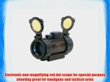 Hi-Lux Optics Red-Dot Series 1x30TP Riflescope with Integral Mount Matte Black