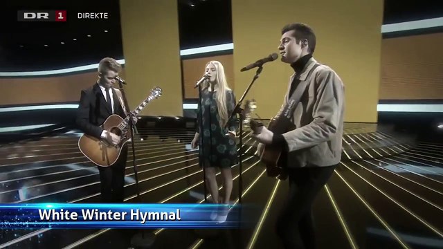 Ivarsson, Bang & Neumann - White Winter Hymnal - Fleet Foxes - liveshow 1 - X FACTOR 2015 - DR1