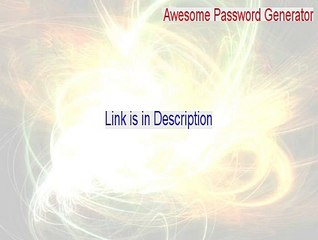 Awesome Password Generator Free Download [awesome password generator download]