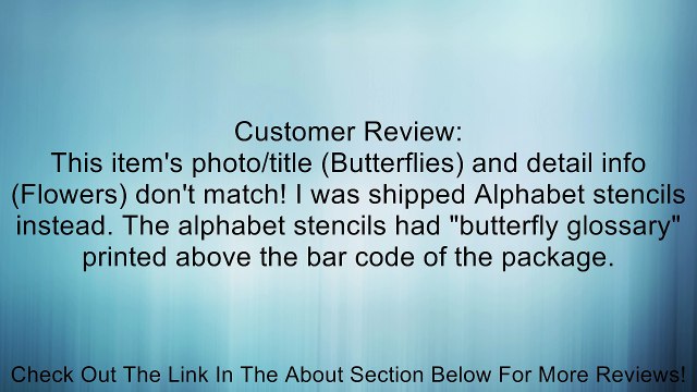 Martha Stewart Crafts Butterfly Embossing Stencils Review